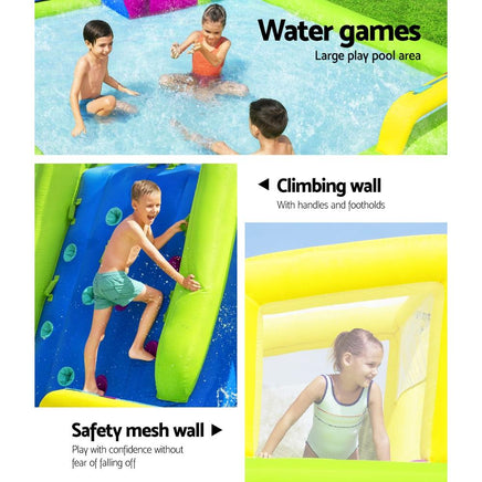 Bestway Inflatable Water Pack Pool Slide Castle Playground H2OGO Splash Course Pool & Accessories Kings Warehouse