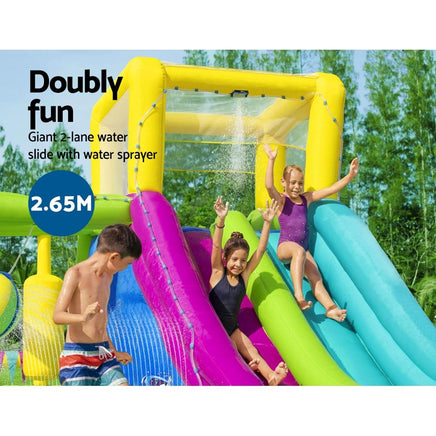 Bestway Inflatable Water Pack Pool Slide Castle Playground H2OGO Splash Course Pool & Accessories Kings Warehouse