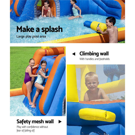 Bestway Inflatable Water Slide Jumping Castle Double Slides for Pool Playground Pool & Accessories Kings Warehouse