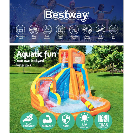 Bestway Inflatable Water Slide Pool Slide Jumping Castle Playground Toy Splash Kings Warehouse