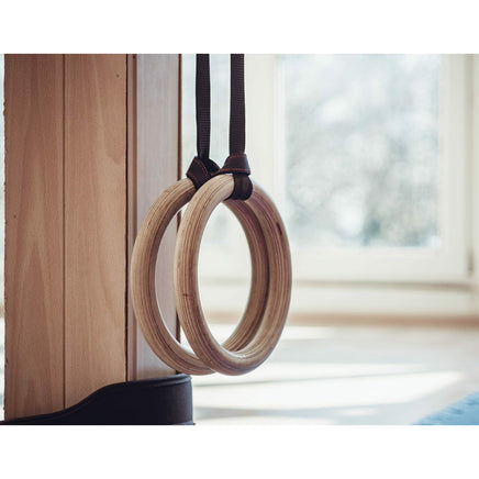 Birch Wood Gymnastic Rings Fitness Accessories Kings Warehouse