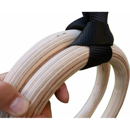 Birch Wood Gymnastic Rings Fitness Accessories Kings Warehouse
