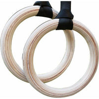 Birch Wood Gymnastic Rings Fitness Accessories Kings Warehouse