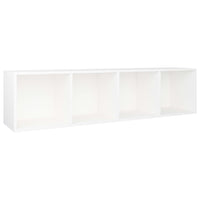 Book Cabinet/TV Cabinet White 36x30x143 cm Living room Kings Warehouse 
