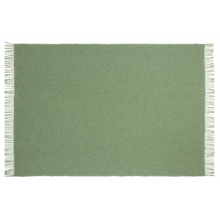 Brighton Throw - 100% NZ Wool - Sage Bedding Kings Warehouse