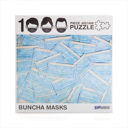Buncha Masks 1000 Piece Jigsaw Puzzle Kings Warehouse