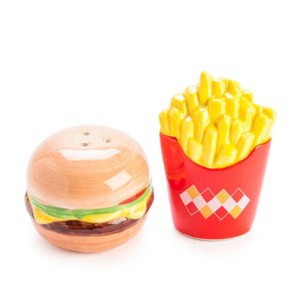 Burger Fries Salt Pepper Set Kings Warehouse