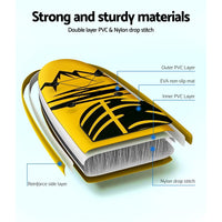 Camp Stand Up Paddle Board Inflatable Kayak SUP Surfboard Paddleboard 10FT Kings Warehouse