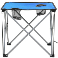 Camping Table and Chair Set 3 Pieces Blue Kings Warehouse 