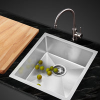 Cefito Handmade Kitchen Sink Stainless steel Sink 44cm x 45cm Home & Garden > Kitchenware Kings Warehouse