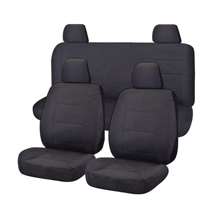 Challenger Canvas Seat Covers - For Nissan Frontier D40 Series Dual Cab (2006-2015) Kings Warehouse