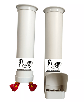 Cheecky Chooka Poultry Feeder & Waterer Set Kings Warehouse