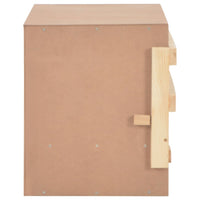 Chicken Laying Nest 3 Compartments 72x33x38 cm Solid Pine Wood Coops & Hutches Supplies Kings Warehouse