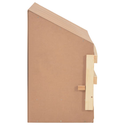 Chicken Laying Nest 5 Compartments 117x33x54 cm Solid Pine Wood Coops & Hutches Supplies Kings Warehouse