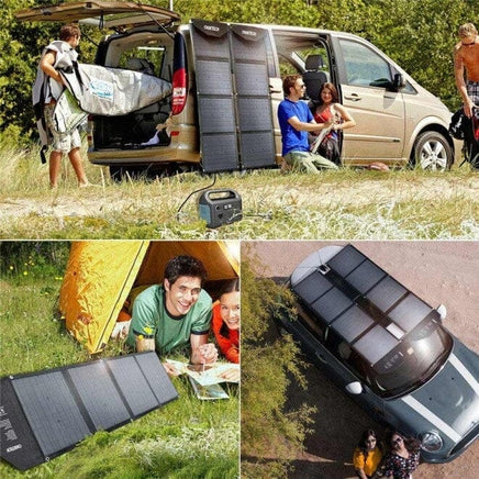 CHOETECH SC007 Solar Panel Portable Charger 80W 18V with USB-C PD 30W Kings Warehouse