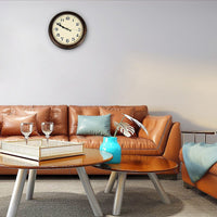 Classic Wall Clock Silent Non-Ticking Quartz Battery Operated Luxury Wood Kings Warehouse