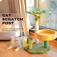 Coconut Cat Tree Tower Scratching Post Toys Kings Warehouse