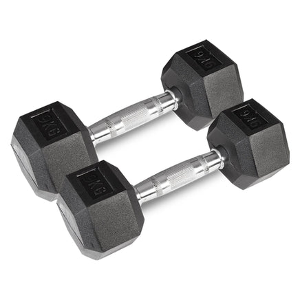 CORTEX 9kg Hex Dumbbell (Pair) Kings Warehouse