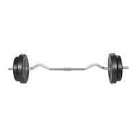 Curl Bar with Weights 30kg Fitness Supplies Kings Warehouse 