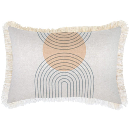 Cushion Cover-Coastal Fringe-Rising- Sun-35cm x 50cm Kings Warehouse
