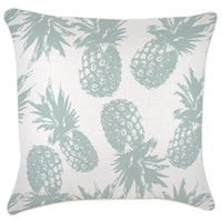 Cushion Cover-With Piping-Pineapples Seafoam-60cm x 60cm