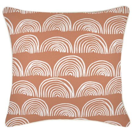 Cushion Cover-With Piping-Rainbows-Clay-45cm x 45cm Kings Warehouse