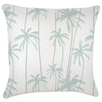 Cushion Cover-With Piping-Tall-Palms-Mint-60cm x 60cm Kings Warehouse