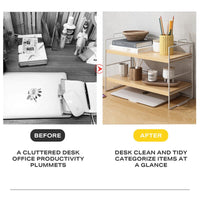 Desktop Storage Rack Bookshelf Office Furniture Kings Warehouse