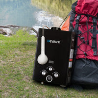Dev King Outdoor Portable Gas Water Heater 8LPM Camping Shower Black Camping > Outdoor Kings Warehouse