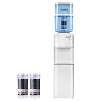 Dev King 22L Water Cooler Dispenser Hot Cold Taps Purifier Filter Replacement