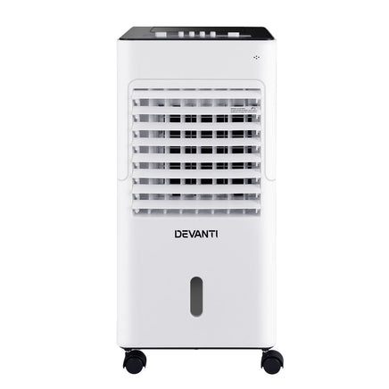 Devanti Evaporative Air Cooler Conditioner Portable 6L Cooling Fan Humidifier Air Conditioners Kings Warehouse