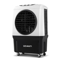 Devanti Evaporative Air Cooler Industrial Commercial Portable Water Fan Workshop Air Conditioners Kings Warehouse