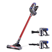 Devanti Handheld Vacuum Cleaner Cordless Stick Handstick Vac Bagless 2-Speed Headlight Red Kings Warehouse 