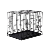 Dog Cage 24inch Pet Cage - Black