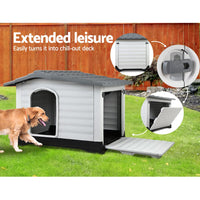 Dog Kennel Extra Large Pet Dog House 98cm x 68.5cm x 68cm dog supplies Kings Warehouse