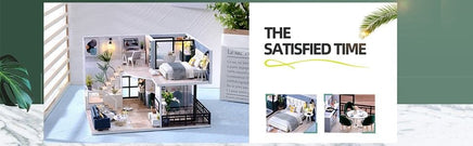 Dollhouse Miniature with Furniture Kit Plus Dust Proof and Music Movement - Cozy time (Valentine's Day Gift Idea) Kings Warehouse