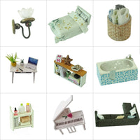 Dollhouse Miniature with Furniture Kit Plus Dust Proof and Music Movement - Happy time (1:24 Scale Creative Room Idea) Kings Warehouse