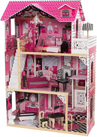 Dollhouse with Furniture for kids 120 x 83 x 40 cm (Model 6) Kings Warehouse