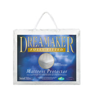Dreamaker Thermaloft Cotton Covered Fitted Mattress Protector King Single Bed Kings Warehouse 