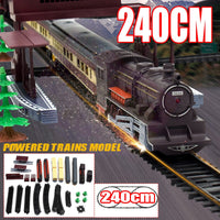 Electric Large Classic Train Set Rail Track Carriages Kids Vehicle Toy Gift Kings Warehouse