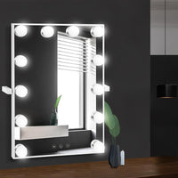 Embellir Hollywood Wall mirror Makeup Mirror With Light Vanity 12 LED Bulbs Makeup Mirrors Kings Warehouse 