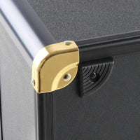 Embellir Portable Cosmetic Beauty Makeup Case - Black & Gold Kings Warehouse