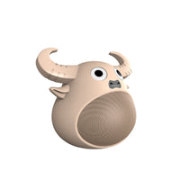Fitsmart Bluetooth Animal Face Speaker Portable Wireless Stereo Sound - Khaki Kings Warehouse