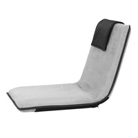 Floor Lounge Sofa Bed Couch Recliner Chair Folding Chair Cushion Grey Kings Warehouse