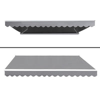 Folding Arm Awning Motorised Outdoor Pearl Retractable 4X2.5M Afterpay Day Sale Kings Warehouse