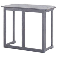 Folding Balcony Table 90x50x74 cm Solid Acacia Wood Kings Warehouse 