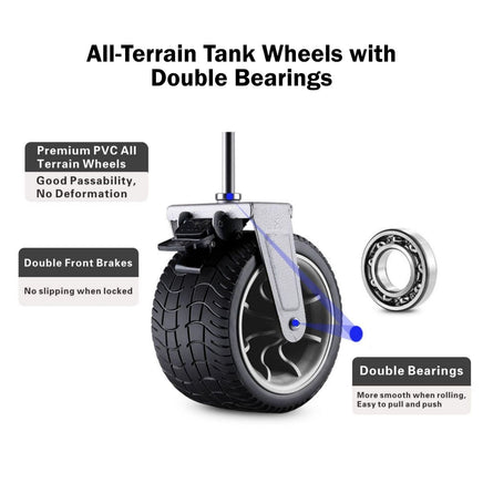 Folding Cart Small Black Kings Warehouse