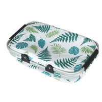 Folding Picnic Bag Basket Hamper Camping Hiking Insulated Lunch Cooler Kings Warehouse