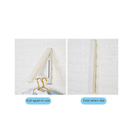 Folding Wall Mount Retractable Clothes Hanger Laundry Drying Rack Organiser Kings Warehouse