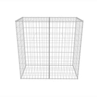 Gabion Basket Galvanised Steel 100x50x100 cm Kings Warehouse